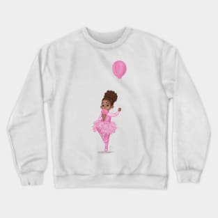 Ballerina| Black girl art Crewneck Sweatshirt